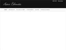 Tablet Screenshot of haus-schmitz.com